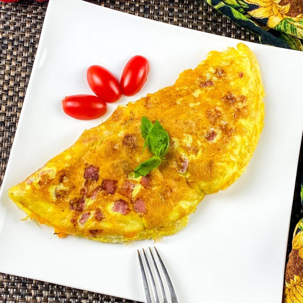 Easy Ham & Cheese Omelet