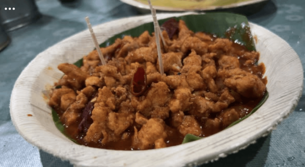 Dynamite Chicken from Chettiyar Kadai in Tirupur, India.