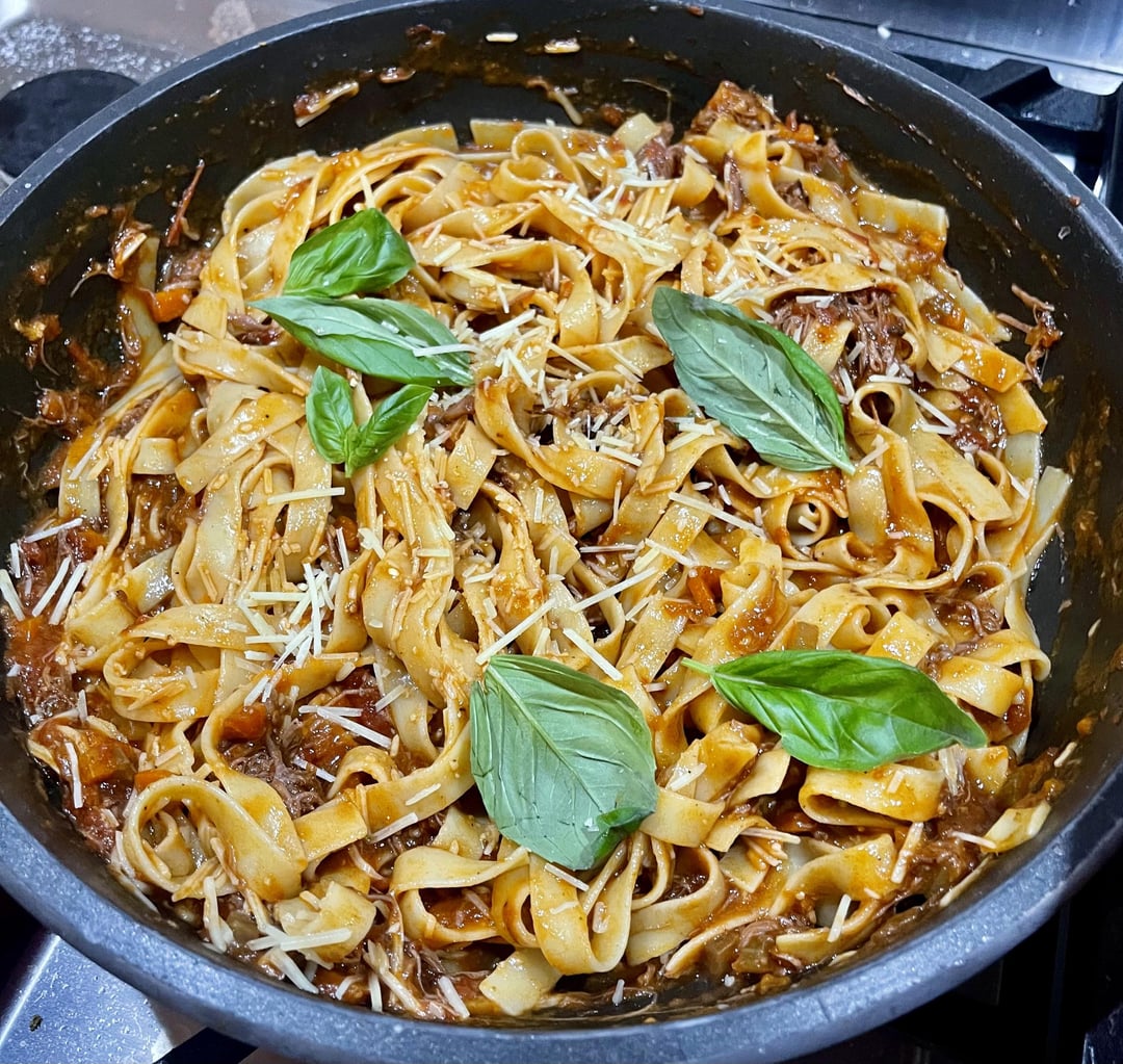 Beef short rib ragu with tagliatelle - Dining and Cooking