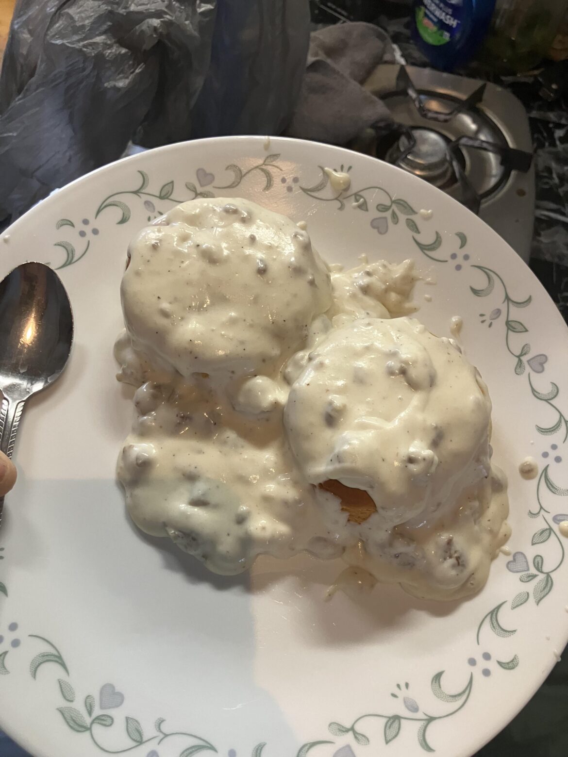 First time making biscuits and gravy