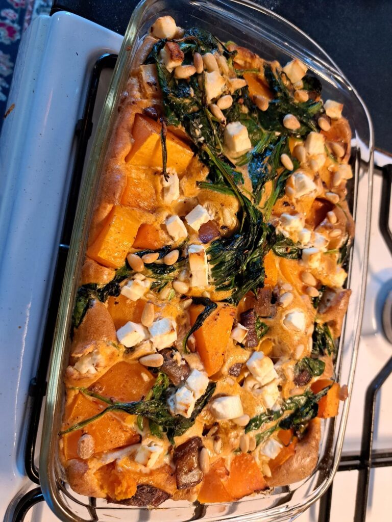 Lowcarb lunch: Pumpkin frittata 😋