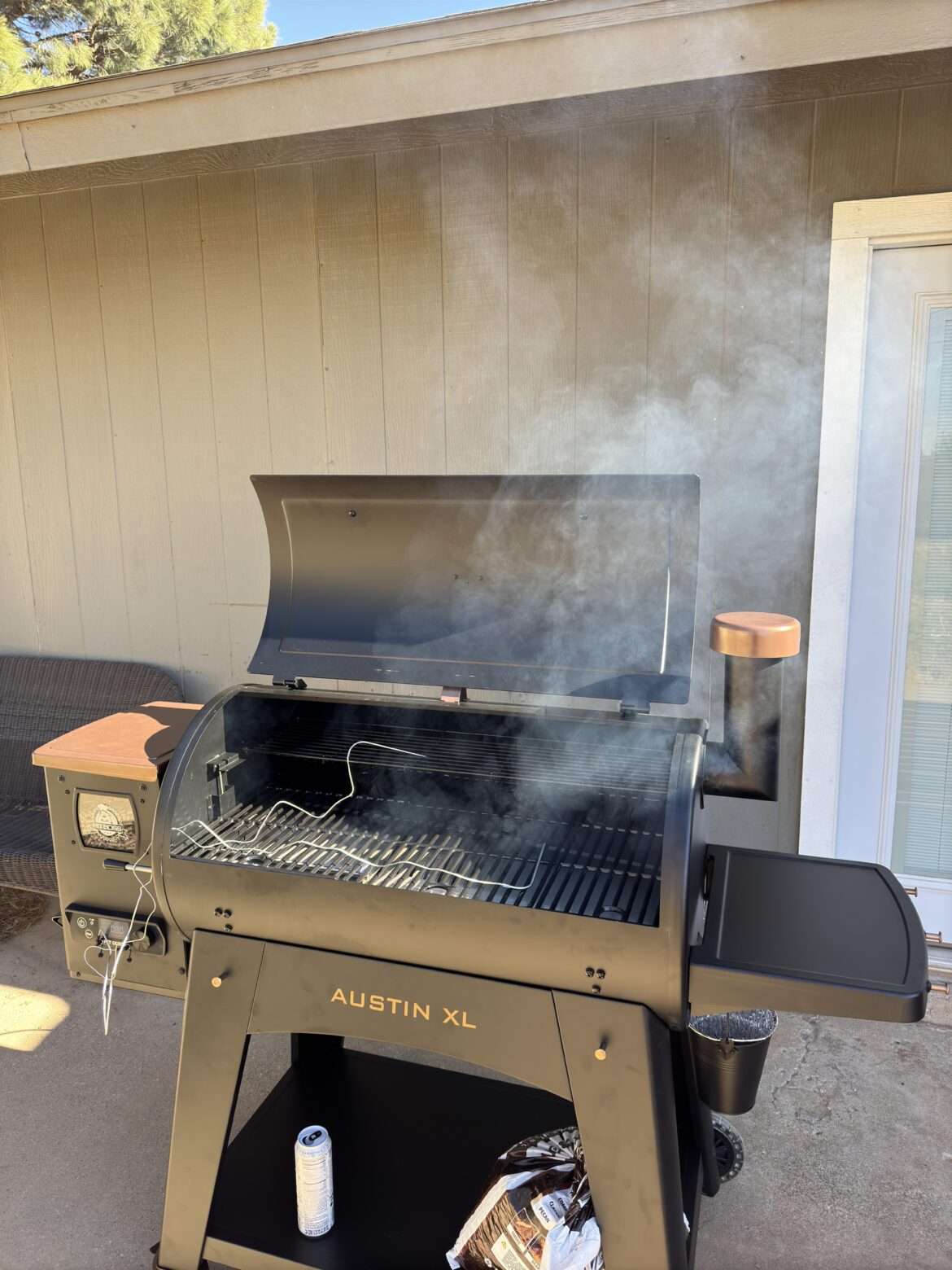 Burn in complete. Just a day late. First cook hopefully tomorrow. Something basic.