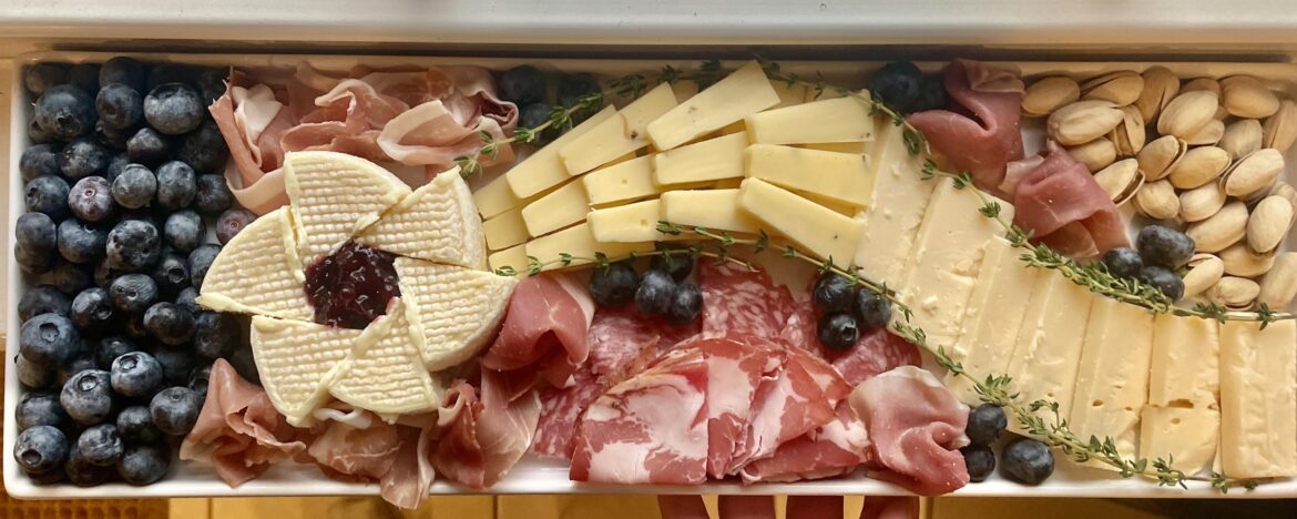 Shooting star charcuterie board