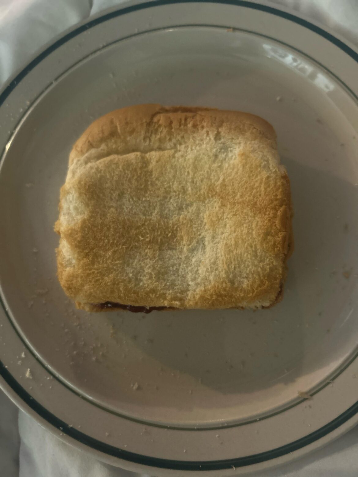 Potato peeler butt bread.