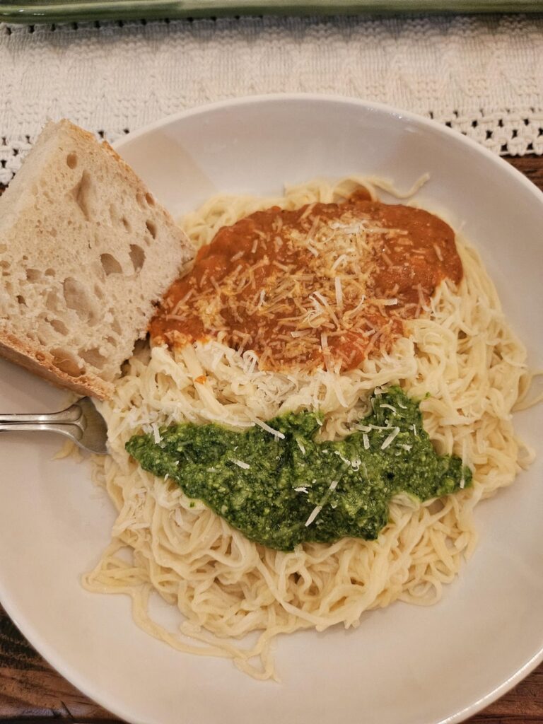 Calorie count on this homemade pasta?