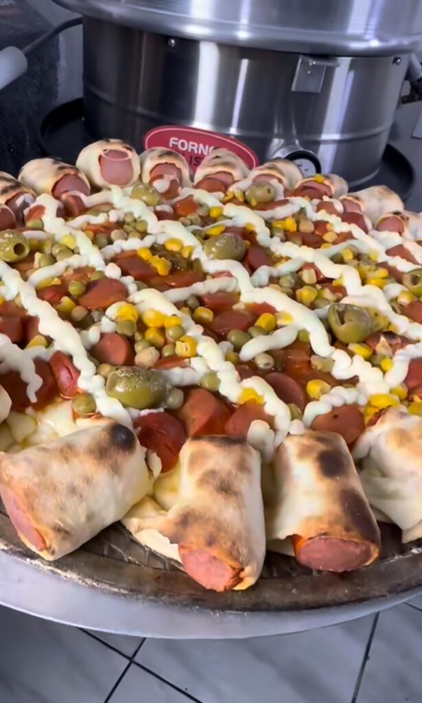 hotdog pizza