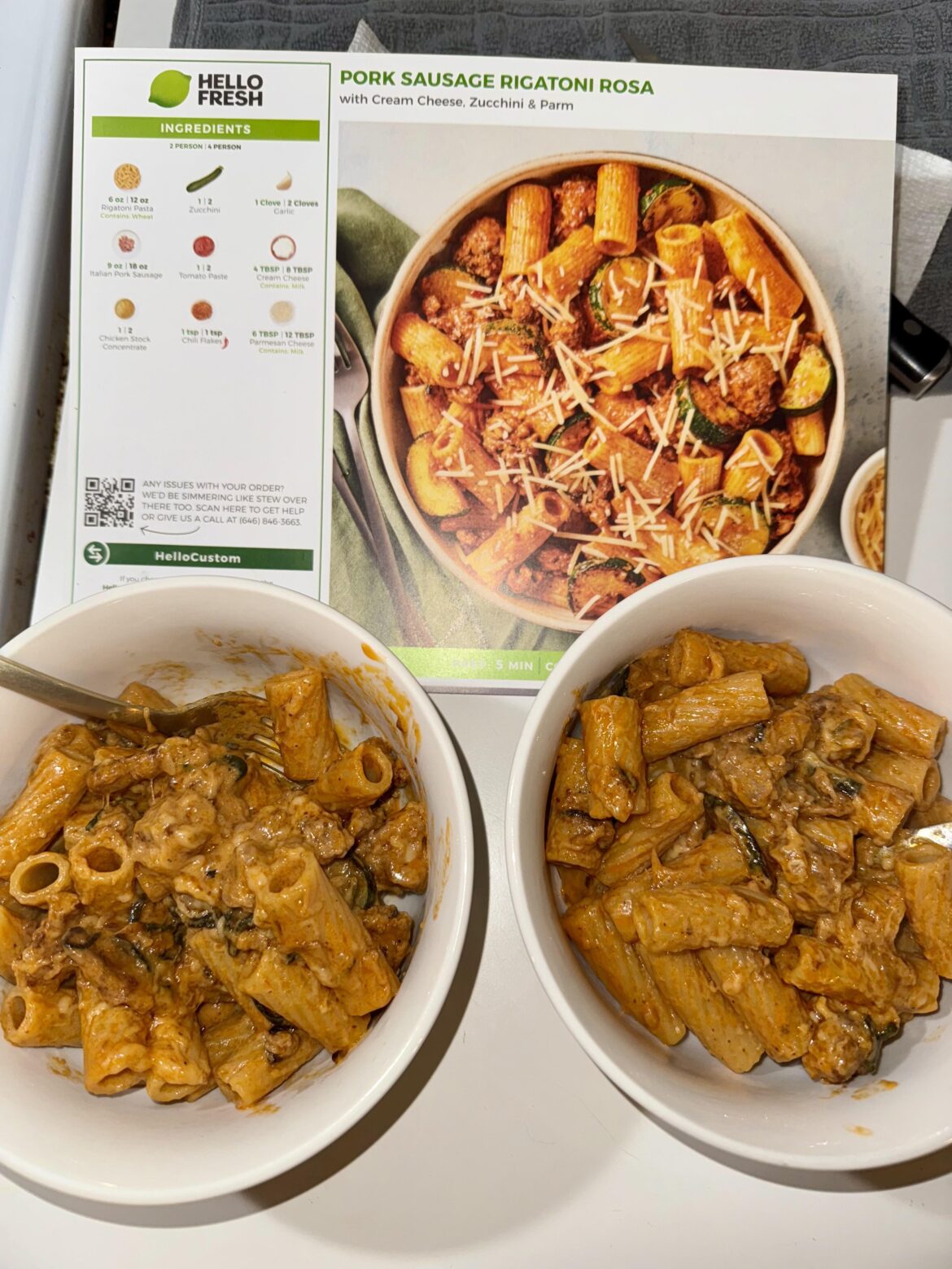 Pork Sausage Rigatoni Rosa