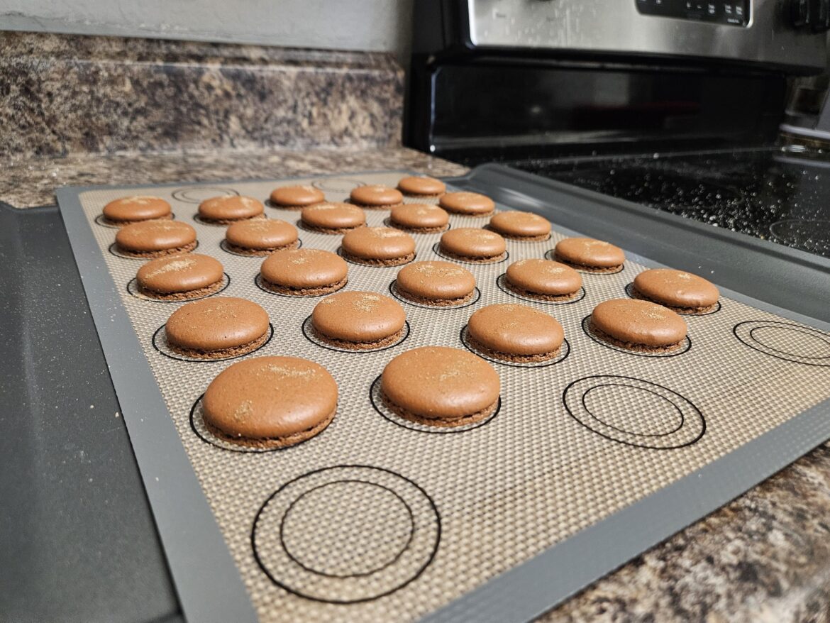 Churro Macarons - Shells