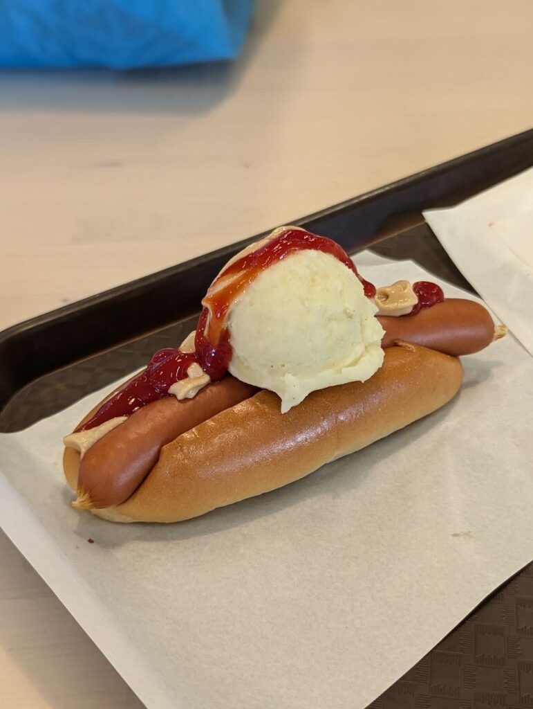 Mashed Potato Hot Dog from IKEA