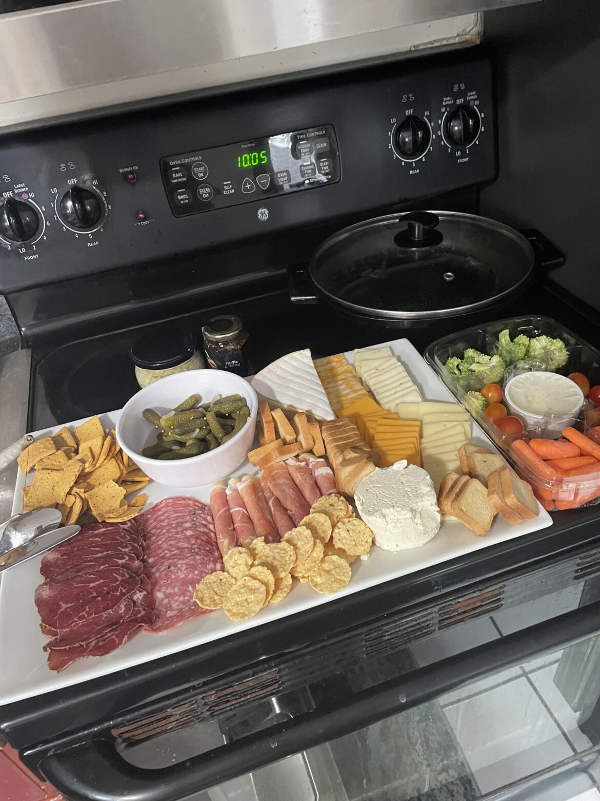 Husbands family coming literally last minute, whipped this together wicked quick