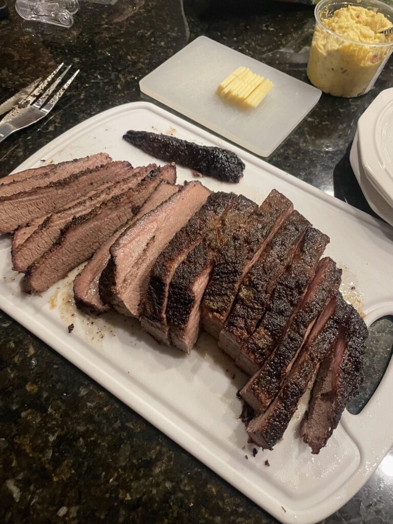 First Brisket with Egg Genius