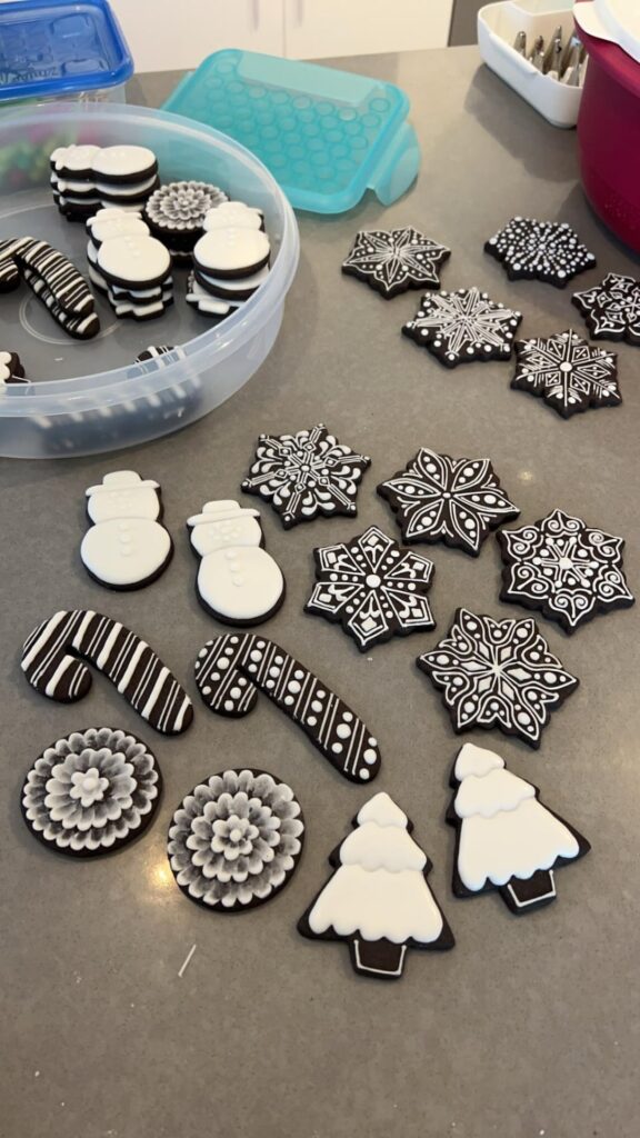 Chocolate Christmas cookies!
