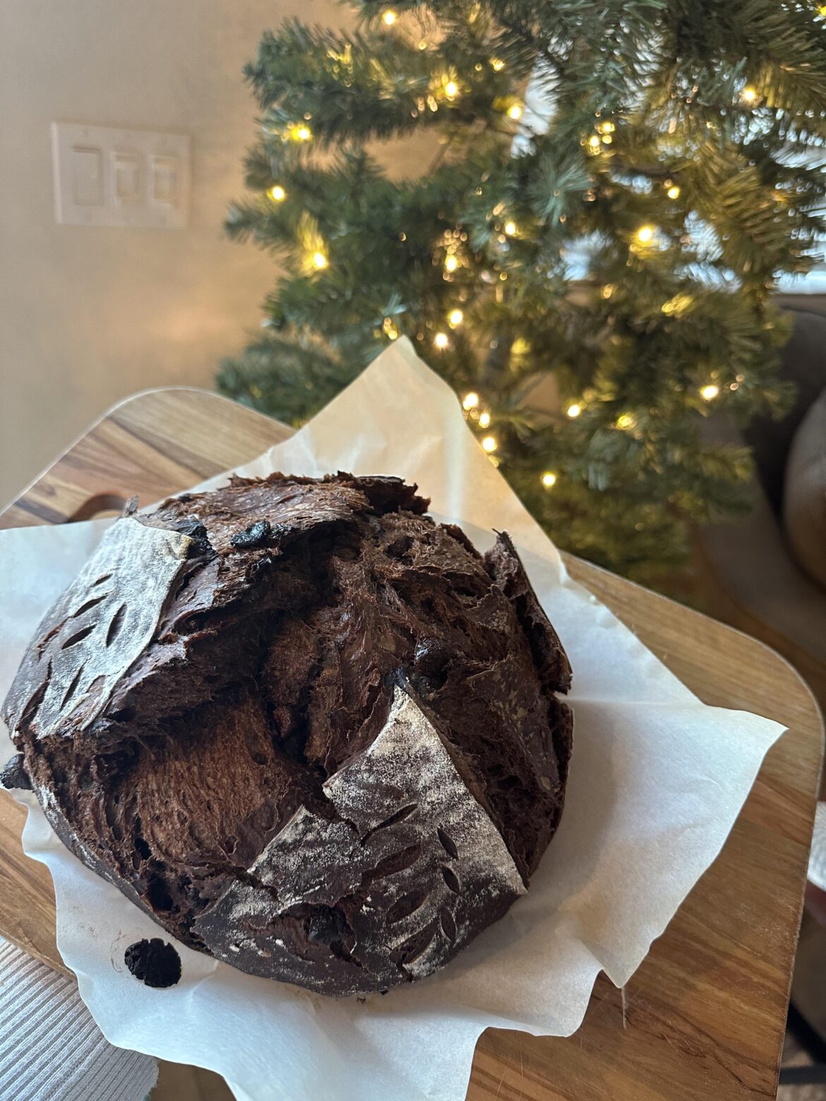 Double chocolate chip sourdough