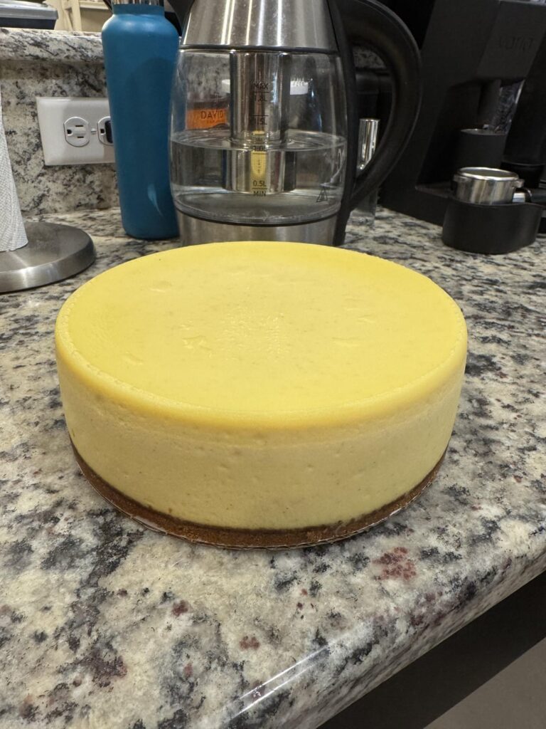 My best cheesecake to date.
