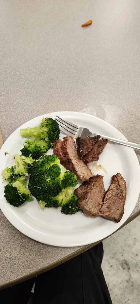 Just stress ate, cal estimate?