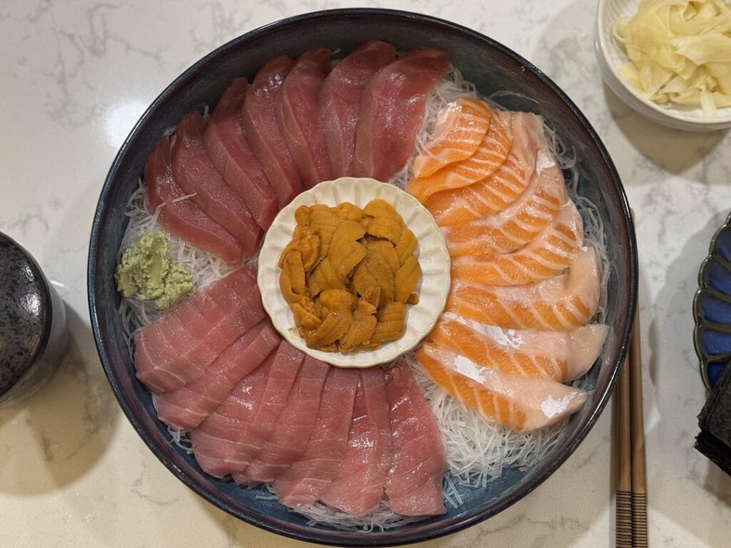 Some sashimi for my woman