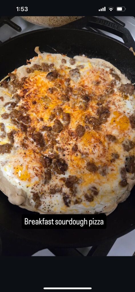 Came across somebody flexing their breakfast pizza on Instagram