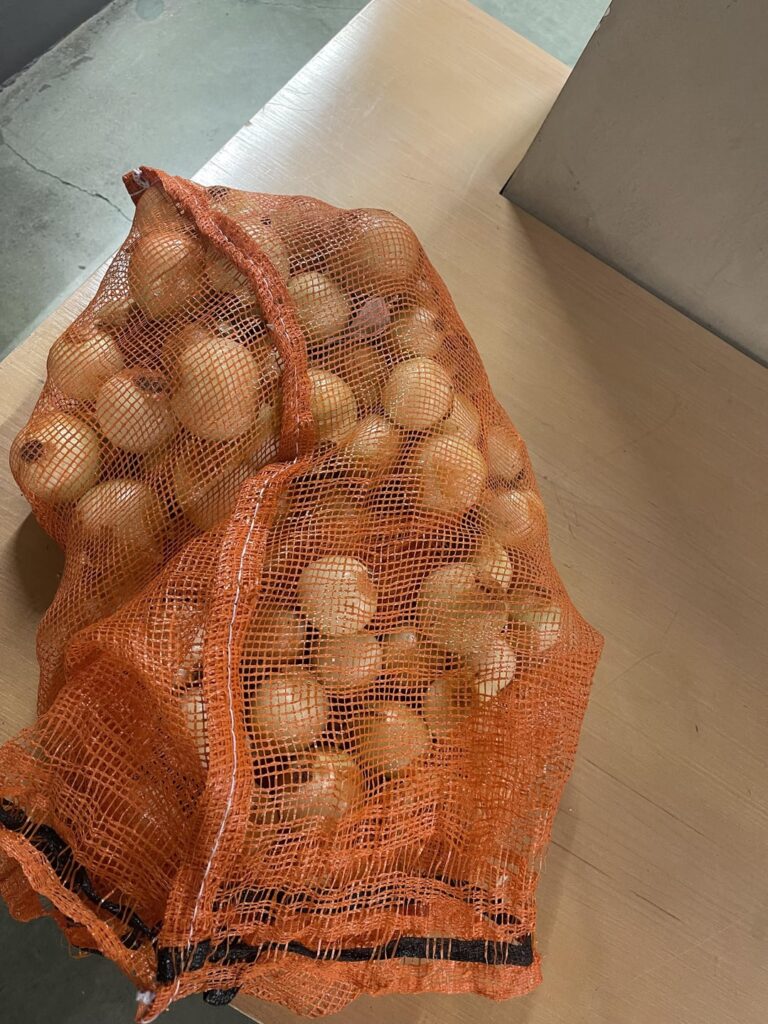 Someone in my building is giving away a giant bag of onions. Christmas came early!