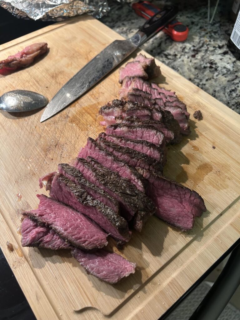 Took a lot of pics because my chuck came out so tender and juicy. Best one yet