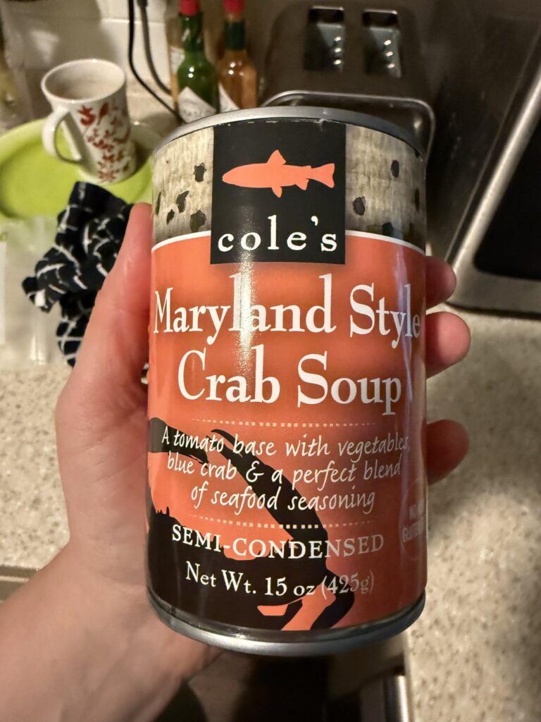 Cole’s Maryland Style Crab Soup