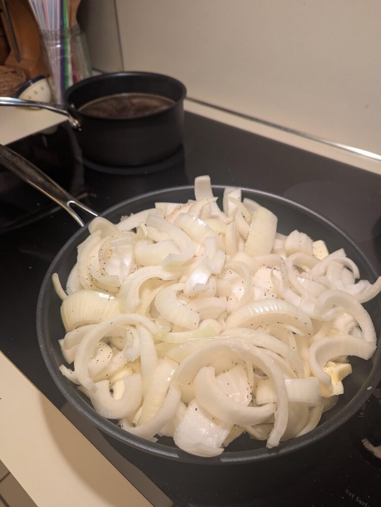 Lazy man's French onion soup