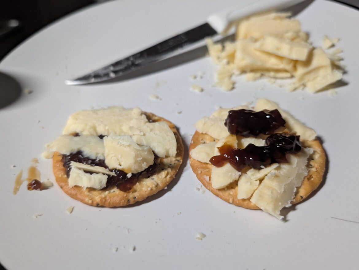 Forget scones are you pickle first or cheese first