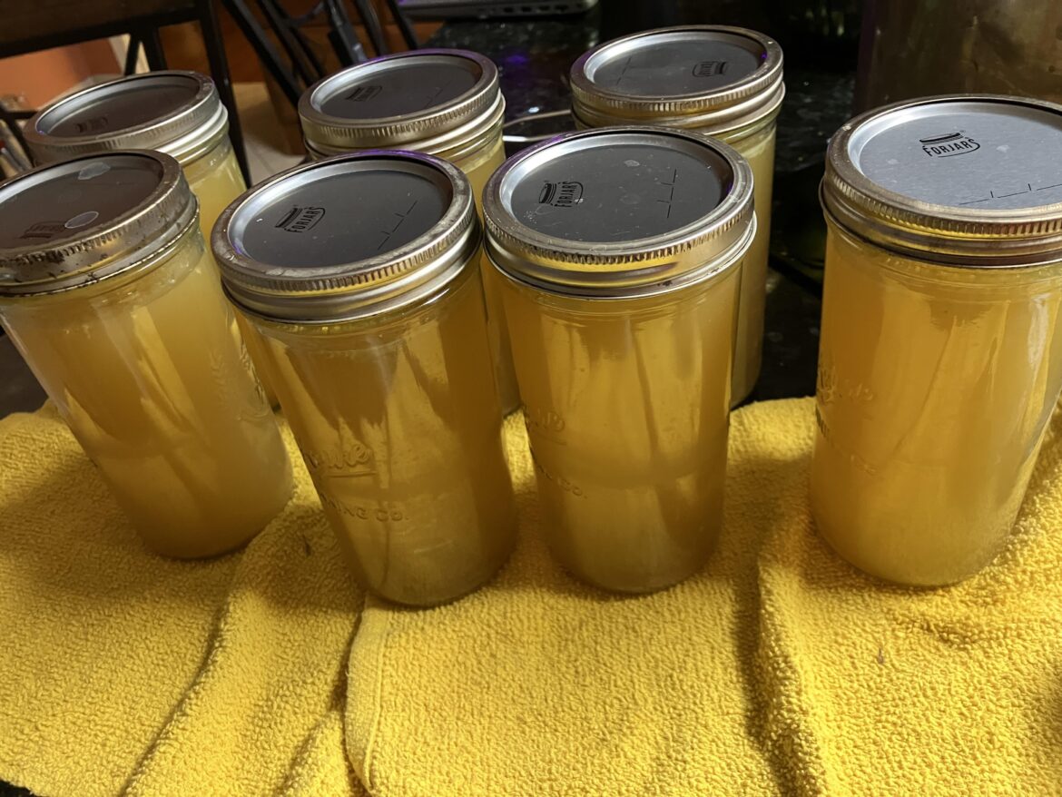 Adding my own turkey stock to the mix