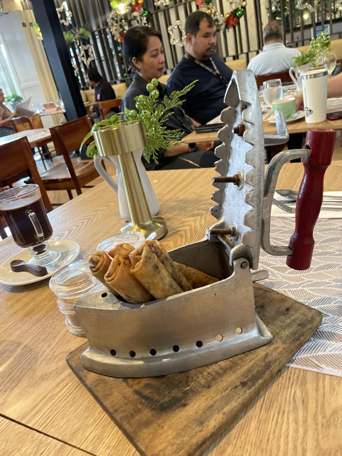 Ironed out spring rolls