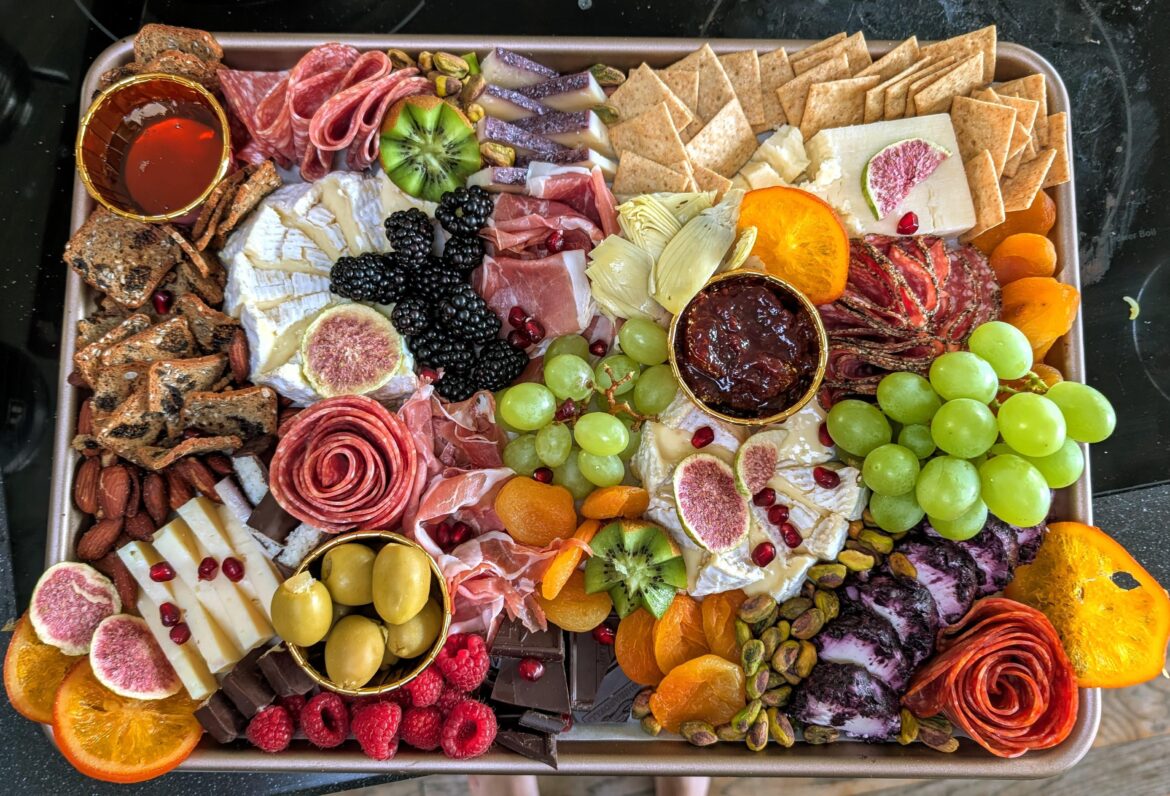 My first charcuterie board