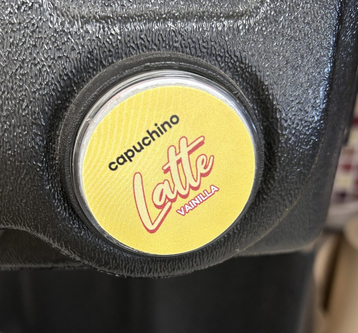 The convenience store I went to today had a “cappuccino latte”