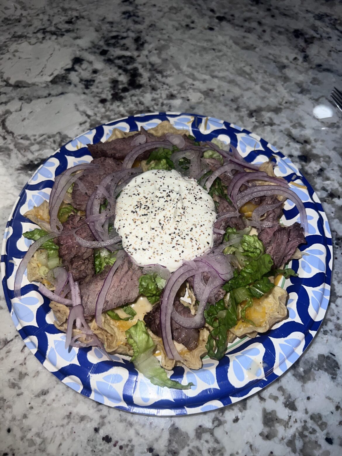 yes, i would like some more nachos with my onion.