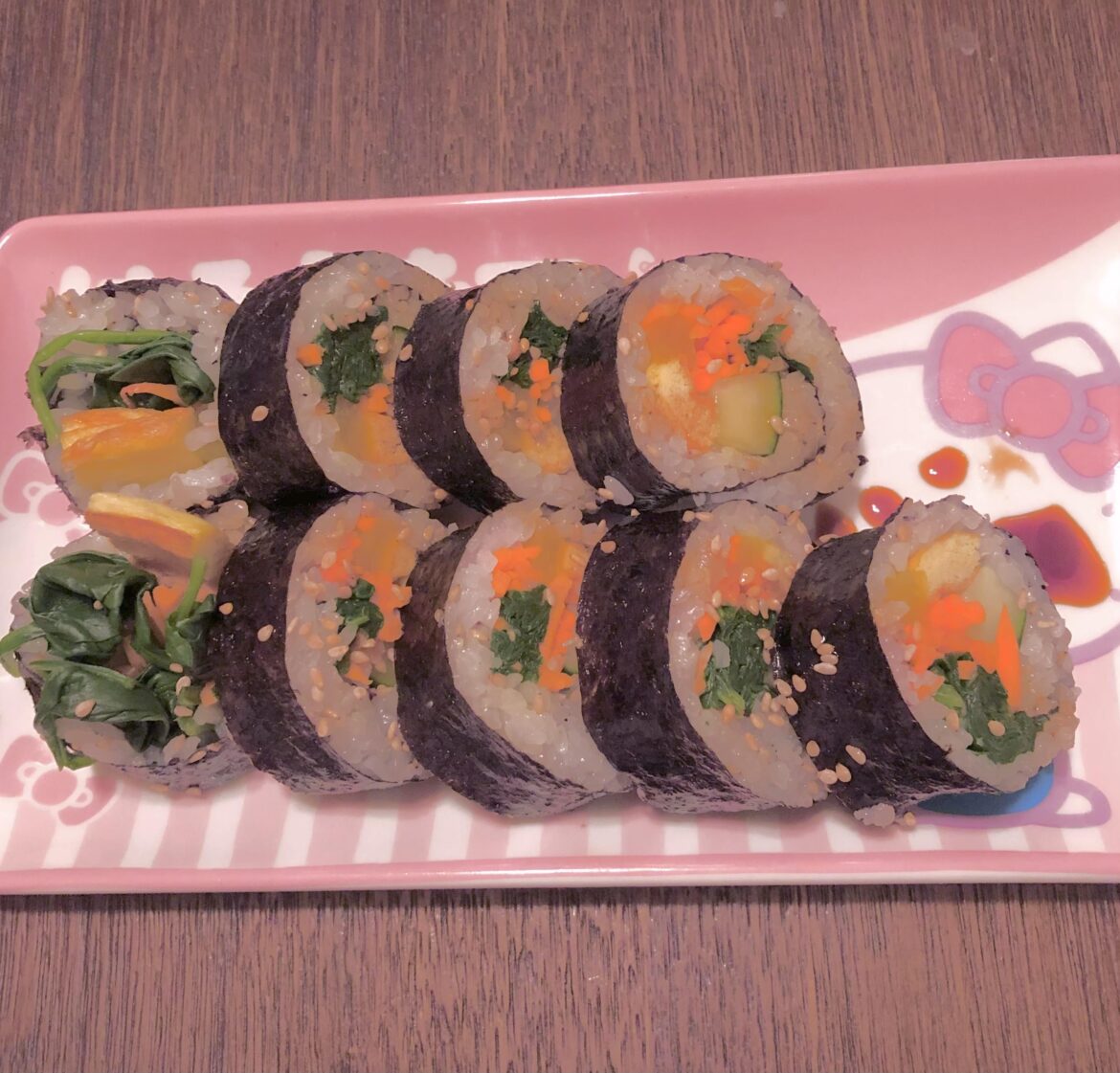 my favorite time of year to be making kimbap <3