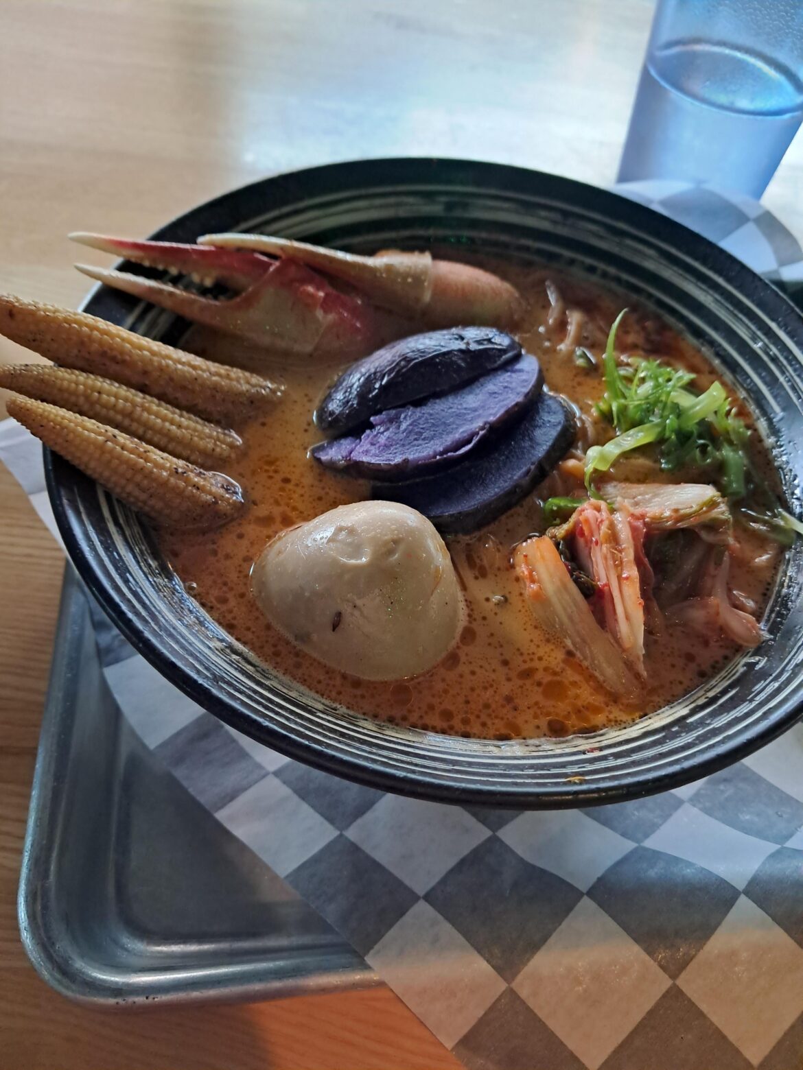 Crab claw ramen from BlackStar