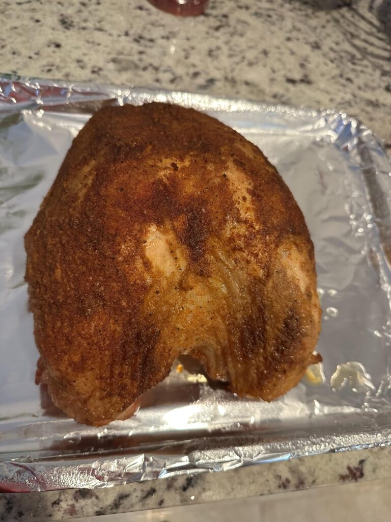 First smoked turkey breast. I’m a changed man.