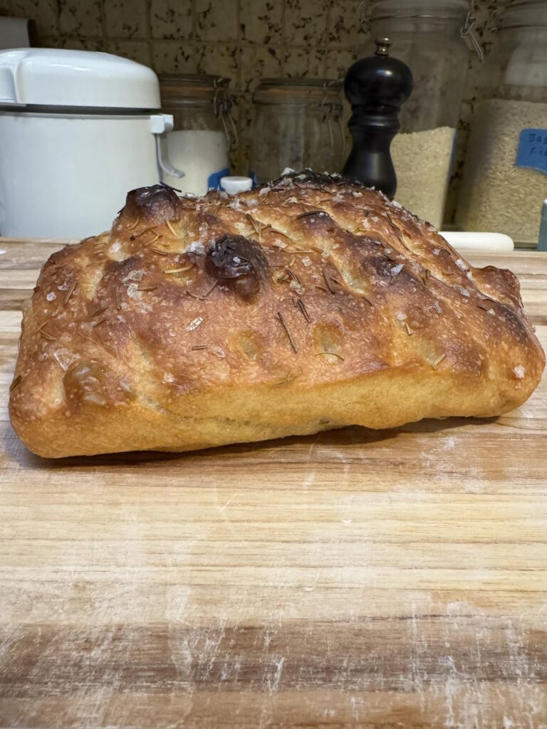 Finally made an edible focaccia!