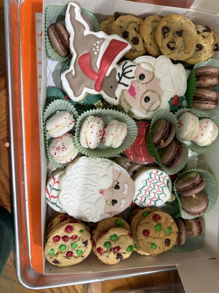 Christmas cookie box