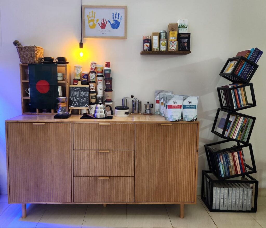 My coffee station, so far.