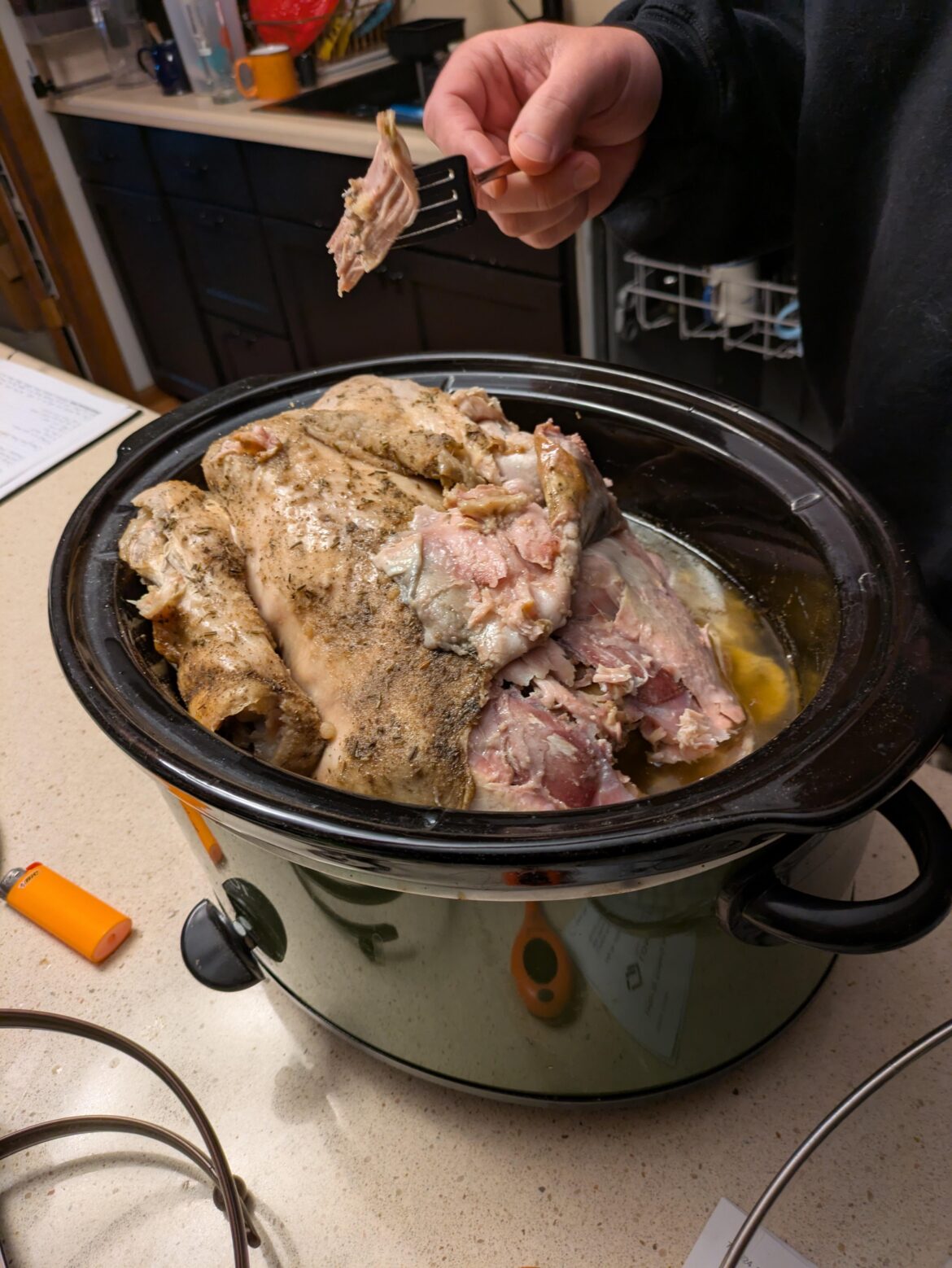 Slow cooked turkey!