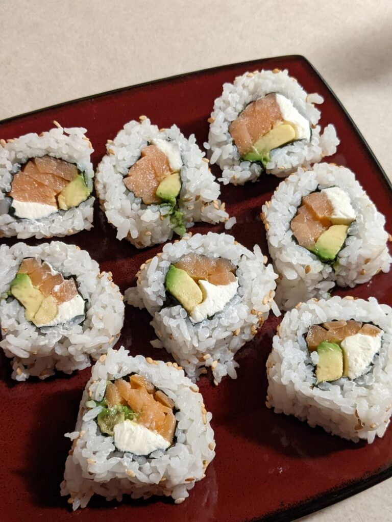 Technically second time making sushi, but the first time was years ago, so this felt like the first.