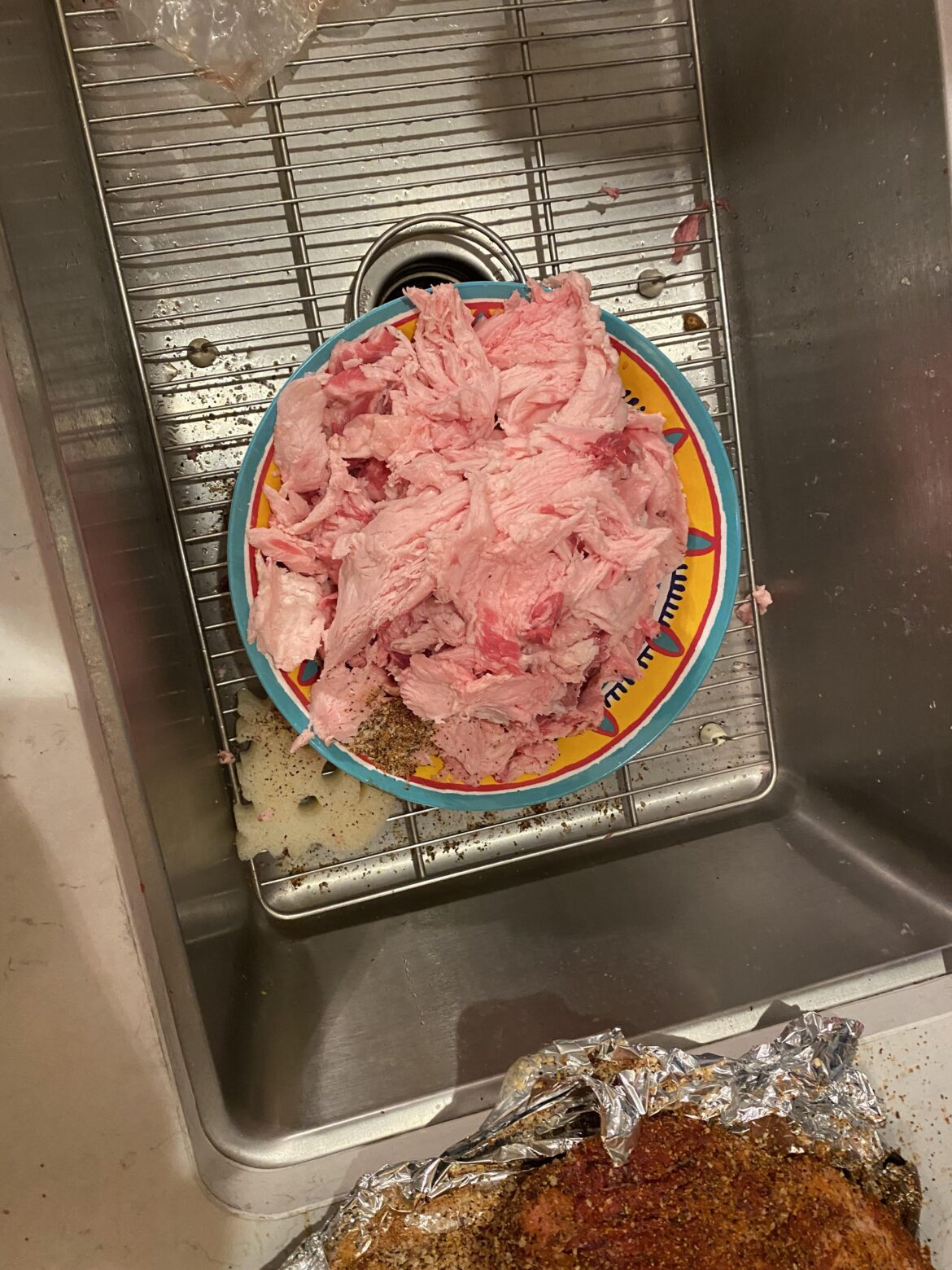 17 pounder (brisket) - trimmed 6 lbs of it. What is normal.