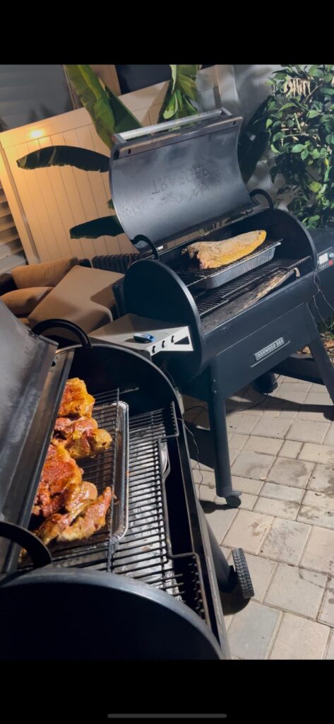 How you like my double set up for my overnight smoke?