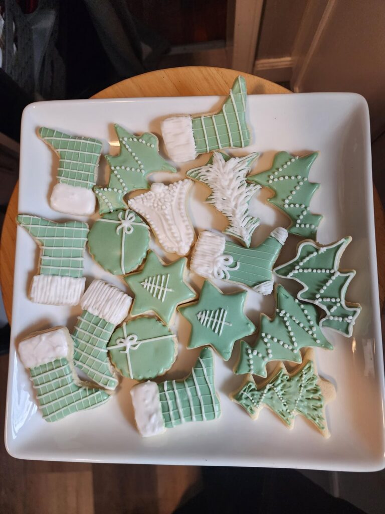 First time doing royal icing