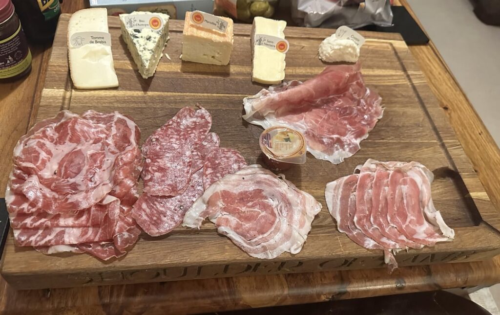 Tonight's charcuterie board