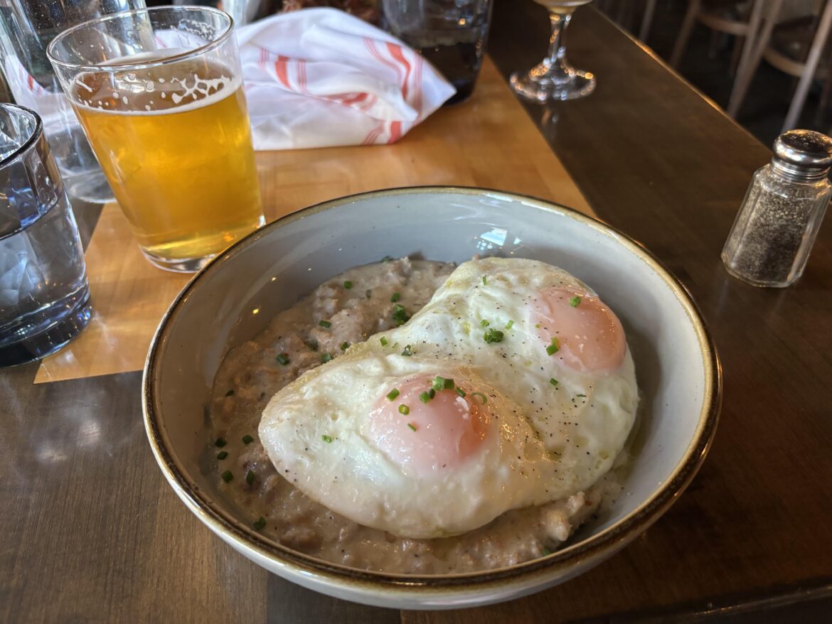 Biscuits and gravy from brunch today