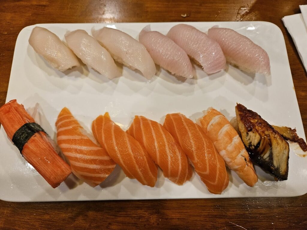 Some AYCE nigiri