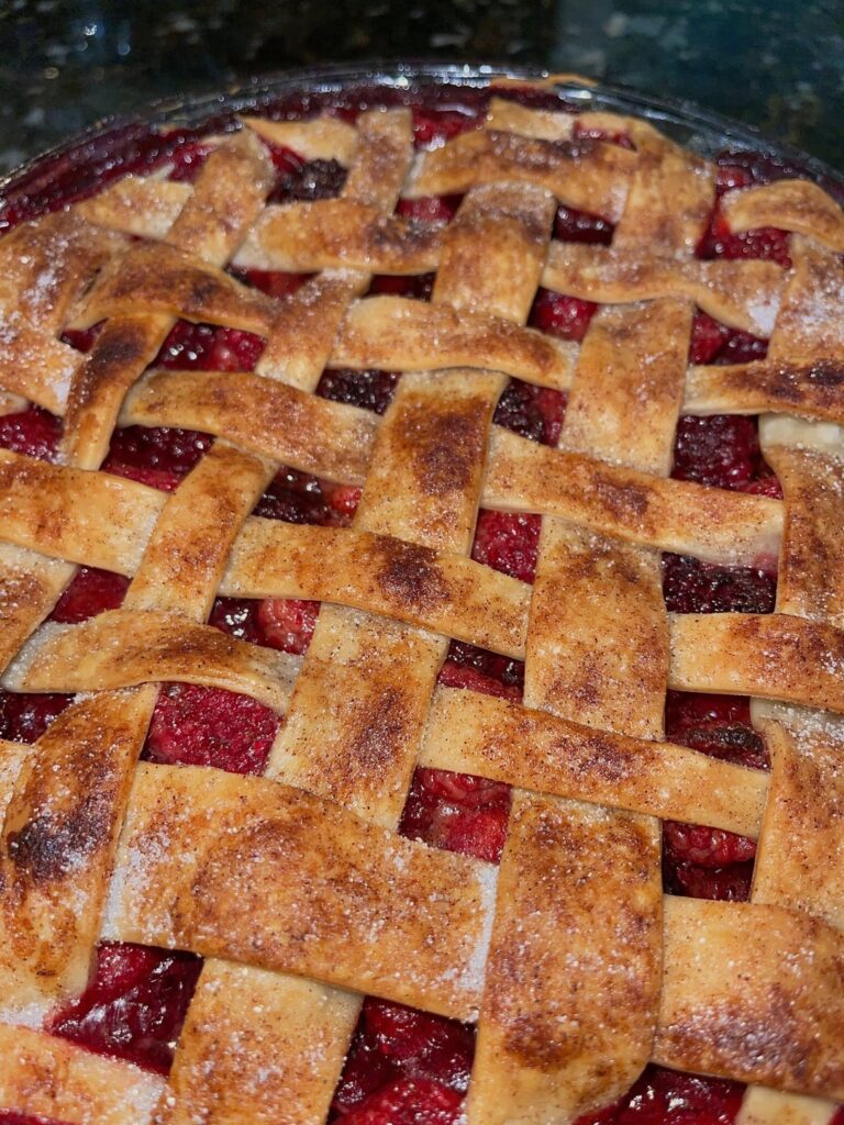 This is the berry pie that my family expects me to make for Thanksgiving every year!