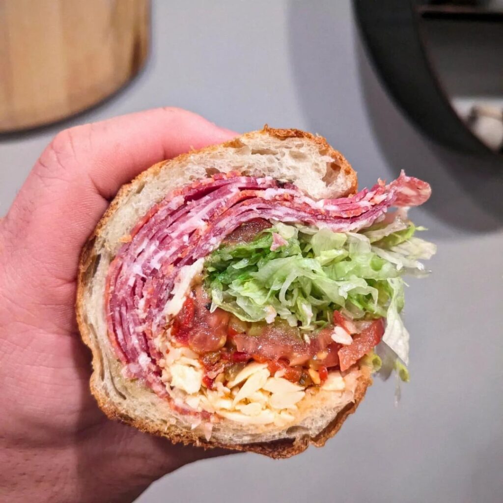 Homemade Sub roll. Recipe in comments