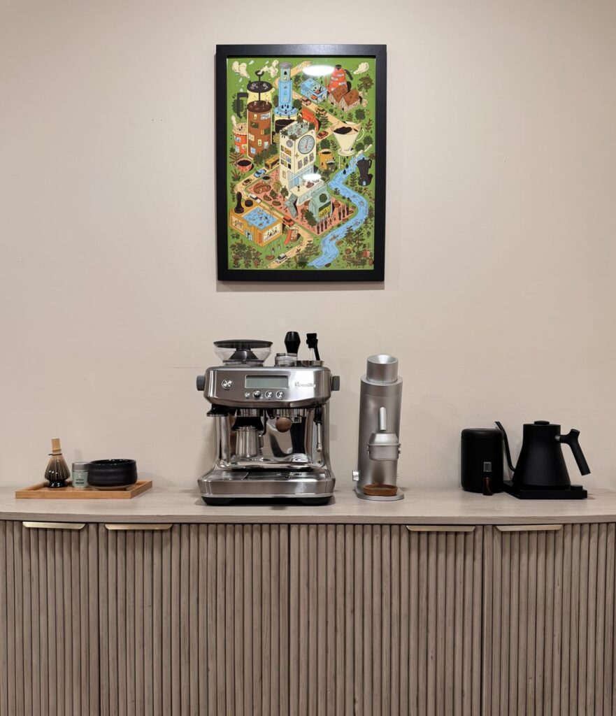 4 Year Coffee Station Evolution