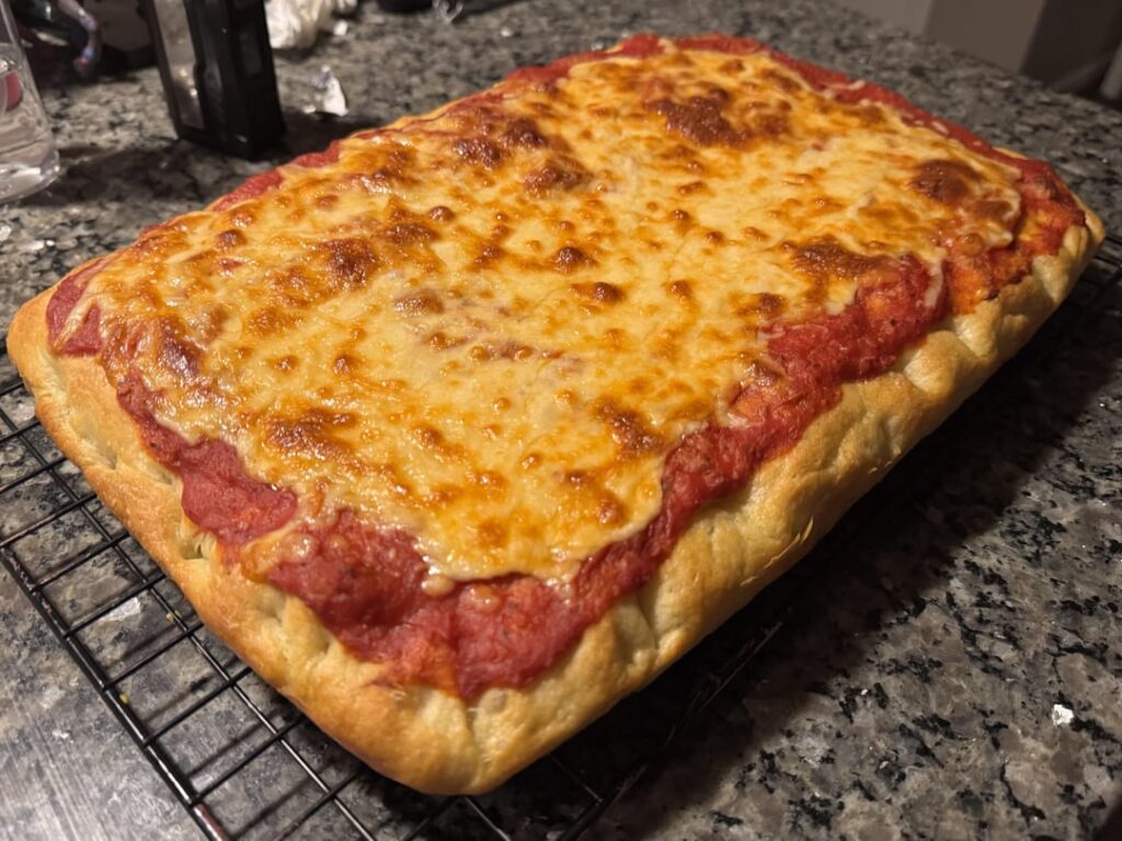 When you’re told about making pizza out of focaccia, you make it.