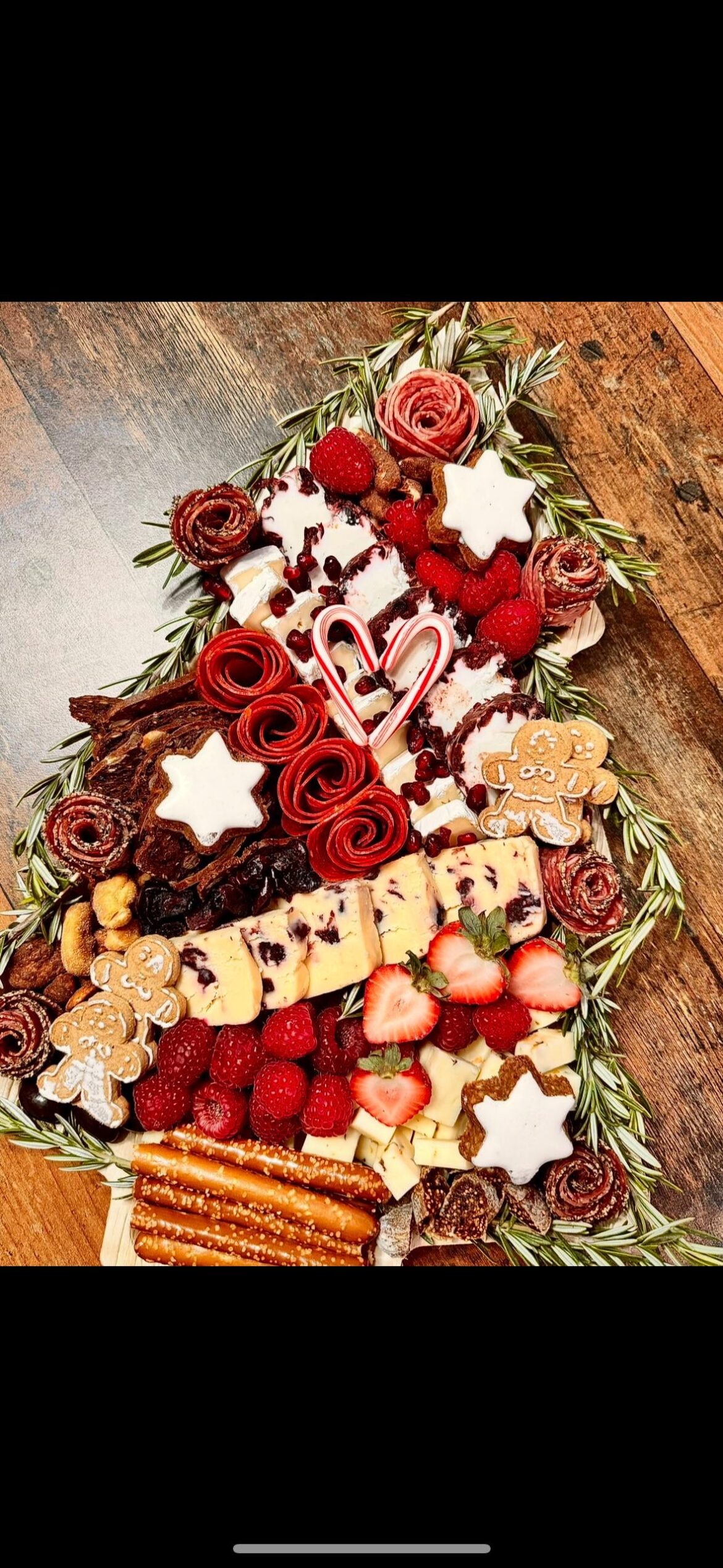 Christmas charcuterie board